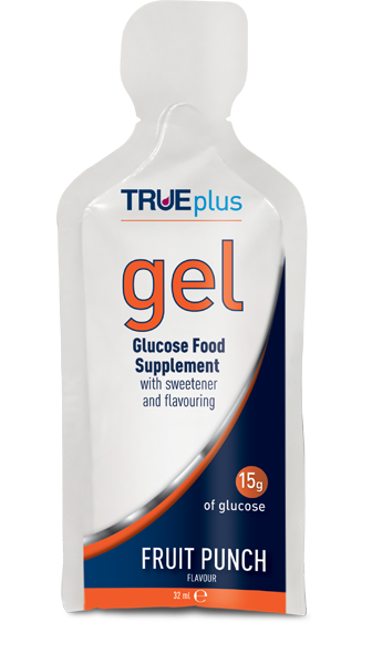 TRUEplus Gel Glucose Food Supplement Fruit Punch